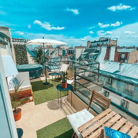 Daire La Dolce Vista - Terrasse Vue Tour Eiffel Paris